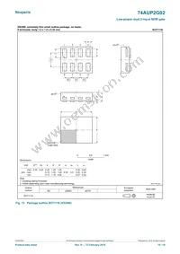 74AUP2G02GD Datasheet Page 15