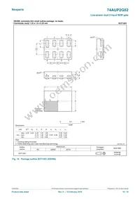 74AUP2G02GD Datasheet Page 16