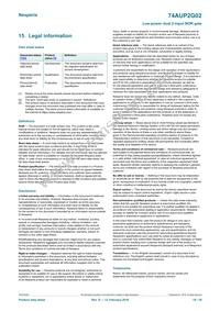 74AUP2G02GD Datasheet Page 18