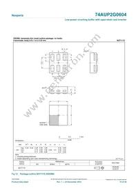 74AUP2G0604GSH Datasheet Page 15