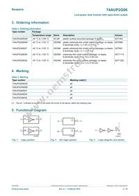 74AUP2G06GN Datasheet Page 2