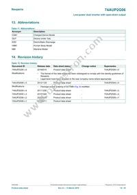 74AUP2G06GN Datasheet Page 14