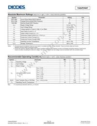 74AUP2G07FZ4-7 Datasheet Page 3