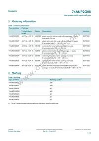 74AUP2G08GD Datasheet Page 2