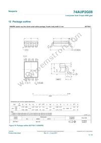 74AUP2G08GD Datasheet Page 12
