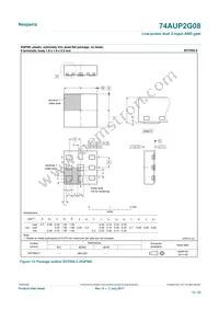 74AUP2G08GD Datasheet Page 15