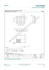 74AUP2G08GD Datasheet Page 16