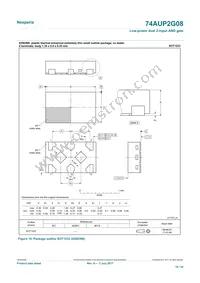 74AUP2G08GD Datasheet Page 18