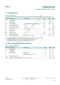 74AUP2G125GD Datasheet Page 5
