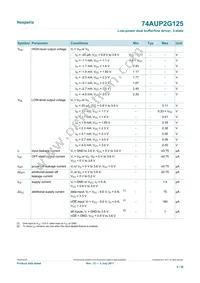 74AUP2G125GD Datasheet Page 9