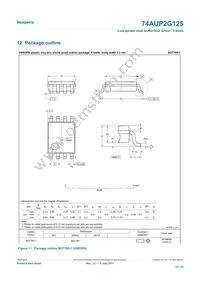 74AUP2G125GD Datasheet Page 16