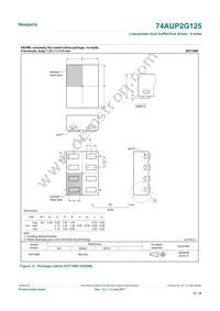 74AUP2G125GD Datasheet Page 18