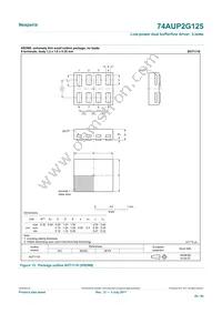 74AUP2G125GD Datasheet Page 20