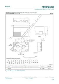 74AUP2G125GD Datasheet Page 22