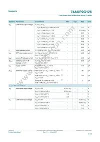 74AUP2G126GD Datasheet Page 8