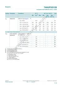 74AUP2G126GD Datasheet Page 13