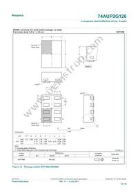 74AUP2G126GD Datasheet Page 18