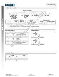 74AUP2G126RA3-7 Datasheet Page 2