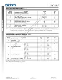 74AUP2G126RA3-7 Datasheet Page 3