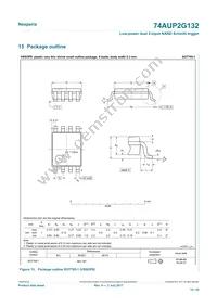 74AUP2G132GD Datasheet Page 15