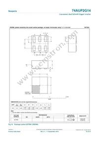 74AUP2G14GXZ Datasheet Page 16