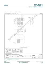 74AUP2G14GXZ Datasheet Page 17