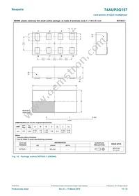 74AUP2G157GD Datasheet Page 15