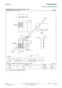 74AUP2G157GD Datasheet Page 17