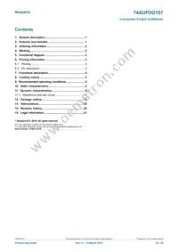 74AUP2G157GD Datasheet Page 22