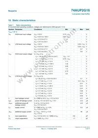 74AUP2G16GFH Datasheet Page 5