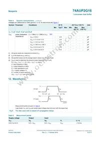 74AUP2G16GFH Datasheet Page 9