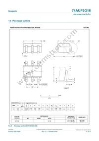 74AUP2G16GFH Datasheet Page 11