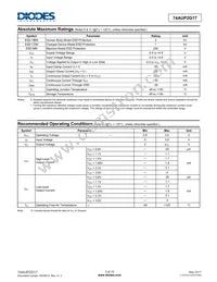 74AUP2G17DW-7 Datasheet Page 3