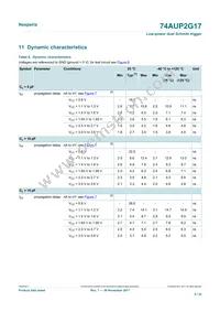 74AUP2G17GN Datasheet Page 8