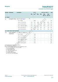 74AUP2G17GN Datasheet Page 9