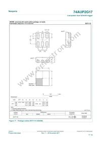 74AUP2G17GN Datasheet Page 17