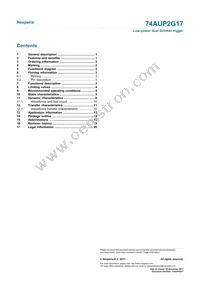 74AUP2G17GN Datasheet Page 22