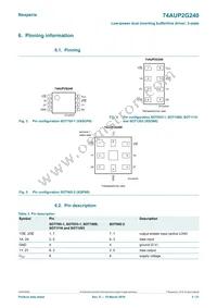 74AUP2G240GD Datasheet Page 3