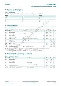 74AUP2G240GD Datasheet Page 4