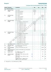 74AUP2G240GD Datasheet Page 7