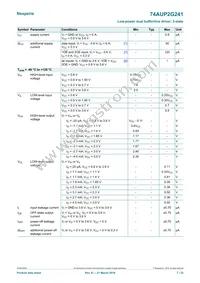 74AUP2G241GD Datasheet Page 7