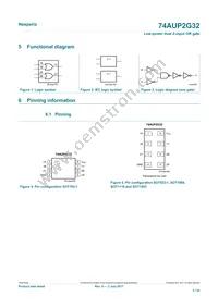 74AUP2G32GD Datasheet Page 3