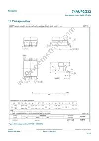 74AUP2G32GD Datasheet Page 12