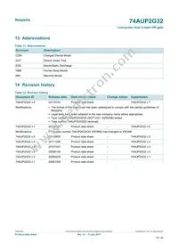 74AUP2G32GD Datasheet Page 19