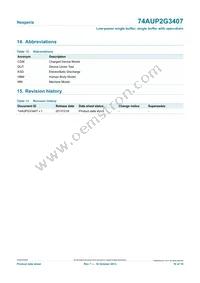 74AUP2G3407GSH Datasheet Page 16