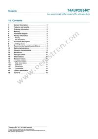 74AUP2G3407GSH Datasheet Page 19