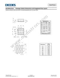 74AUP2G34FZ4-7 Datasheet Page 11