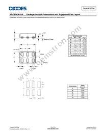 74AUP2G34FZ4-7 Datasheet Page 12