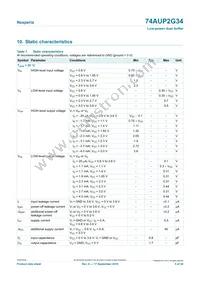 74AUP2G34GN Datasheet Page 5