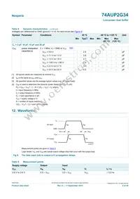 74AUP2G34GN Datasheet Page 9